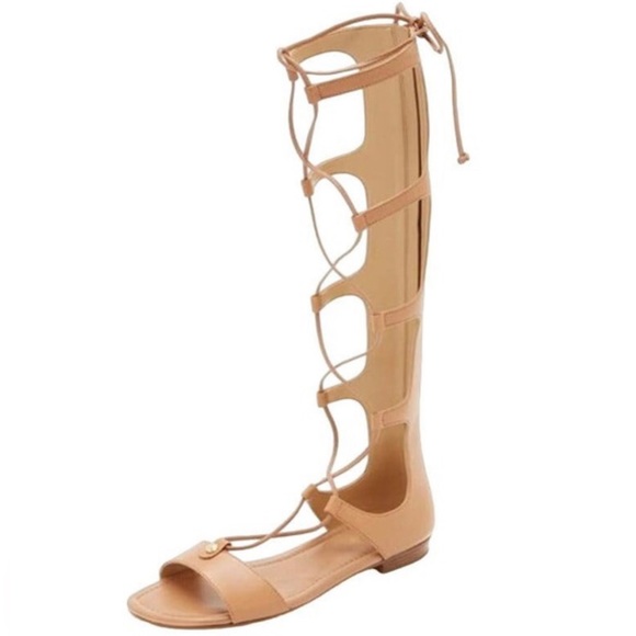 Michael Kors Leather Gladiator Sandals - Picture 3 of 5